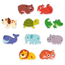 Djeco Párosító puzzle - Állatos - Animals puzzle, kirakós