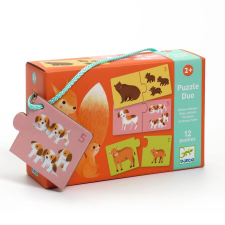 DJECO Párosító puzzle - Kié a kölyök, 24 db-os - Baby animals - Djeco kreatív és készségfejlesztő