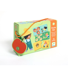 DJECO Párosító puzzle - Számpárosító, 24 db-os - First figures puzzle, kirakós