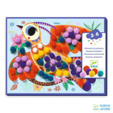 DJECO Pom-pom készítő - Puha madarak - Assortments - Djeco kreatív és készségfejlesztő