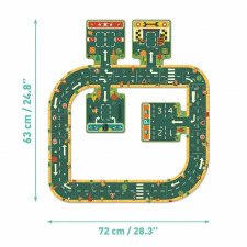 DJECO Pop játék puzzle Roads, Djeco puzzle, kirakós