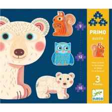 DJECO Puzzle a legkisebbeknek - Az erdőben puzzle, kirakós