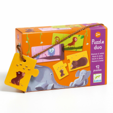DJECO Puzzle duó Anya és baba puzzle, kirakós