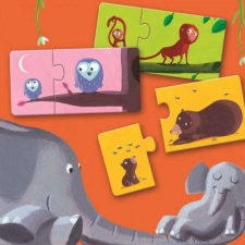 DJECO Puzzle duó - Anya és kölyök puzzle, kirakós