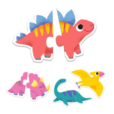 DJECO Puzzle duó Little Dinosaurs, Djeco puzzle, kirakós