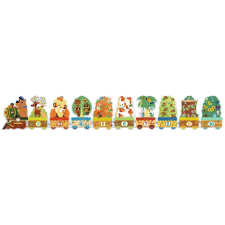 DJECO Rejtvény Tanulj meg számolni, Djeco puzzle, kirakós