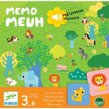 DJECO Társasjáték - Hangos - képes bujócska - Memo Meuh- DJECO társasjáték