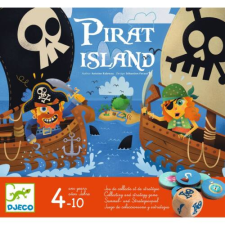 DJECO Társasjáték - Kalózok hajója - Pirat Island - Djeco társasjáték