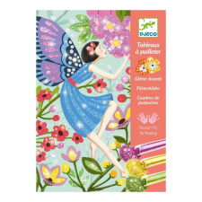 DJECO The gentle life of fairies - Csillámkép készítő, A tündéri élet kreatív és készségfejlesztő