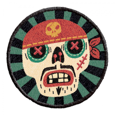 Djeco Tolltartó két rekesszel - Koponya - Skull pencil case tolltartó