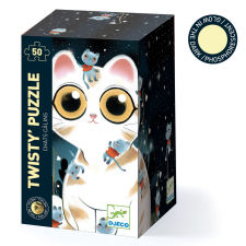 Djeco Varázs puzzle - Macskusz - Cuddly cats - 50 pcs játékfigura