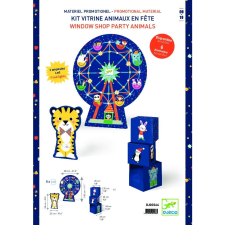  Djeco WINDOW SHOP PARTY ANIMALS kreatív és készségfejlesztő