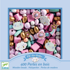 DJECO Wooden beads, Rainbow fagyöngyfűző - Djeco kreatív és készségfejlesztő