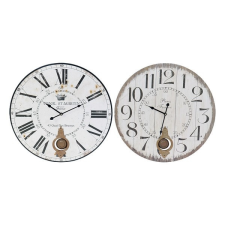 DKD Home Decor Falióra DKD Home Decor Fém Fa MDF (2 pcs) falióra