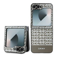 DKNY DKHCZF6PSOSPW Repeat Pattern Bottom Stripe tok Samsung Galaxy Z Flip6 F741 - barna tok és táska