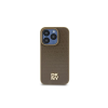DKNY DKHMP14SPSHRPSW iPhone 14 / 15 / 13 készülékhez 6.1 inch keménytok Leather Pattern Metal Logo MagSafe barna (309091)