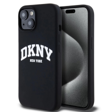 DKNY DKNY Liquid Silicone Arch Logo MagSafe tok iPhone 11 készülékhez fekete tok és táska