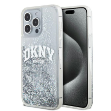 DKNY iPhone 15 Pro Max Arch LOGO Glitter műanyag Telefon tok - Fehér (DKHCP15XLBNAET) tok és táska