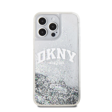 DKNY Liquid Glitter Arch Logo Apple Iphone 15 Pro tok Max tok, átlátszó tok és táska