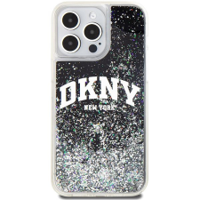 DKNY Liquid Glitter Arch Logo iPhone 13 Pro Max fekete tok tok és táska