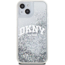DKNY Liquid Glitter Arch Logo iPhone 14 átlátszó tok tok és táska