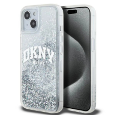 DKNY Liquid Glitter Big Logo tok iPhone 15 / 14 / 13 - fehér tok és táska