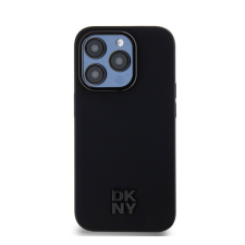 DKNY PU Leather Stack Logo Apple iPhone 15 Pro Magsafe tok, fekete tok és táska