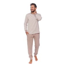 DN Nightwear Bear férfi pizsama, barna XXL