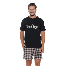 DN Nightwear Best férfi pizsama, felirattal S