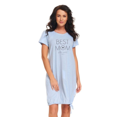 DN Nightwear Best Mom kismama hálóing, világoskék M