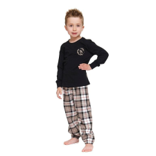 DN Nightwear Dino gyerekpizsama, fekete 110/116 gyerek hálóing, pizsama
