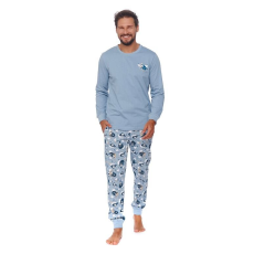 DN Nightwear Dreams férfi pizsama, világoskék M