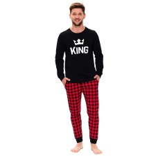 DN Nightwear King férfi pizsama fekete L férfi pizsama