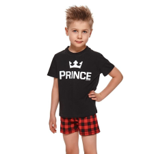 DN Nightwear Prince rövid fiúpizsama, fekete 134 gyerek hálóing, pizsama