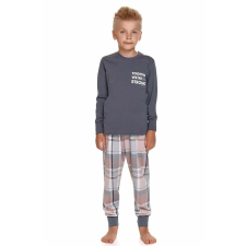 DN Nightwear Together fiúpizsama, sötétszürke 134 gyerek hálóing, pizsama