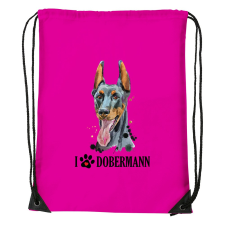  Dobermann - Sport táska Magenta egyedi ajándék