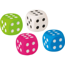  Dobókocka formájú radír - 2x2 cm - több színben radír