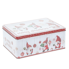  Doboz karácsonyi mintával M7x18x10cm dekorációs kellék