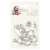 Docrafts Szilikonbélyegző 75 x 75mm, Wellington Christmas / Mini Clear Stamp - Sleigh (3 db)