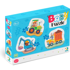 Dodo baba puzzle közlekedési eszközök 3 az 1-ben puzzle, kirakós