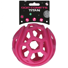 Dog Comets Titan labda csemegével tölthető rózsaszín M 11,5 cm kutyajáték játék kutyáknak