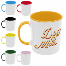  Dog mom - Színes Bögre bögrék, csészék