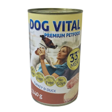 DOG VITAL Dog Vital konzerv pulyka, kacsa 1240g kutyaeledel