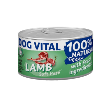 DOG VITAL konzerv 100% Natural Soft Paté Lamb - bárány 150g kutyaeledel