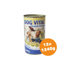 DOG VITAL konzerv sensitive lamb&rice 12x1240g kutyaeledel