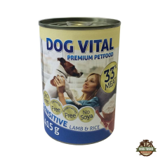 DOG VITAL Sensitive konzerv bárány, rizs 415g kutyaeledel