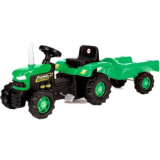 Dohány Dolu pedálos traktor utánfutóval - 146 cm autópálya és játékautó