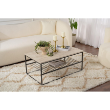  Dohányzóasztal Asude - Fekete, Travertine bútor