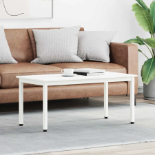  Dohányzóasztal Fehér 100 x 50 x 45 cm Tömör fenyőfa bútor