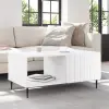  Dohányzóasztal Fehér 90 x 50 x 40 cm Szerelt Fa